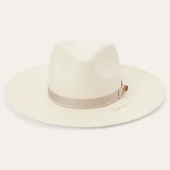 Clearance Stetson JW Marshall Straw Flat Brim Hat Natural