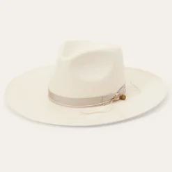 Clearance Stetson JW Marshall Straw Flat Brim Hat Natural