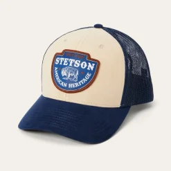 Sale Stetson Arrowhead Patch Trucker Cap Khaki