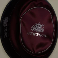 Hot Stetson Kings Row Firm Felt Hat Silver Grey