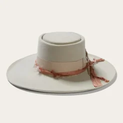 New Stetson Kings Row Firm Felt Hat Silver Grey