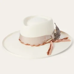 Discount Stetson Kings Row Shantung Straw Fedora Natural