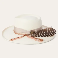 Discount Stetson Kings Row Shantung Straw Fedora Natural