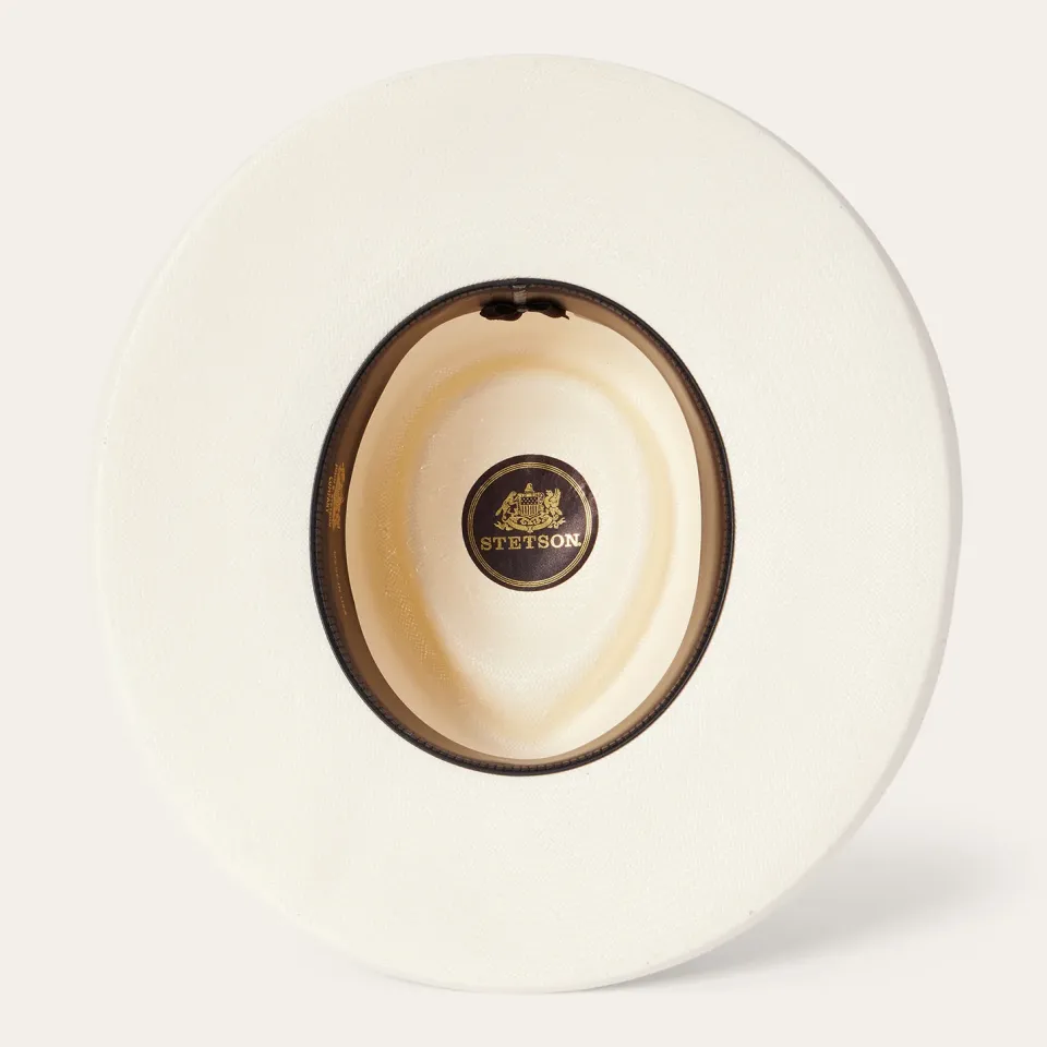 Discount Stetson Kings Row Shantung Straw Fedora Natural