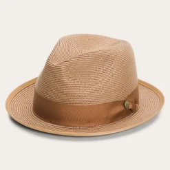 Best Stetson Latte Milan Fedora Cognac