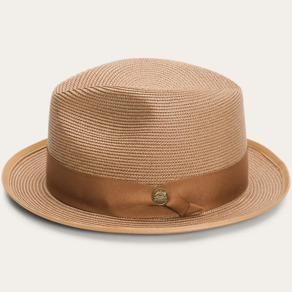 Best Stetson Latte Milan Fedora Cognac