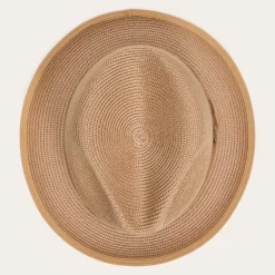 Best Stetson Latte Milan Fedora Cognac
