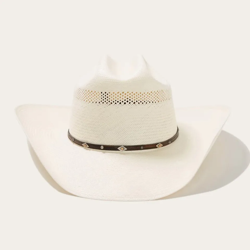 Discount Stetson Lobo 10X Straw Cowboy Hat Natural