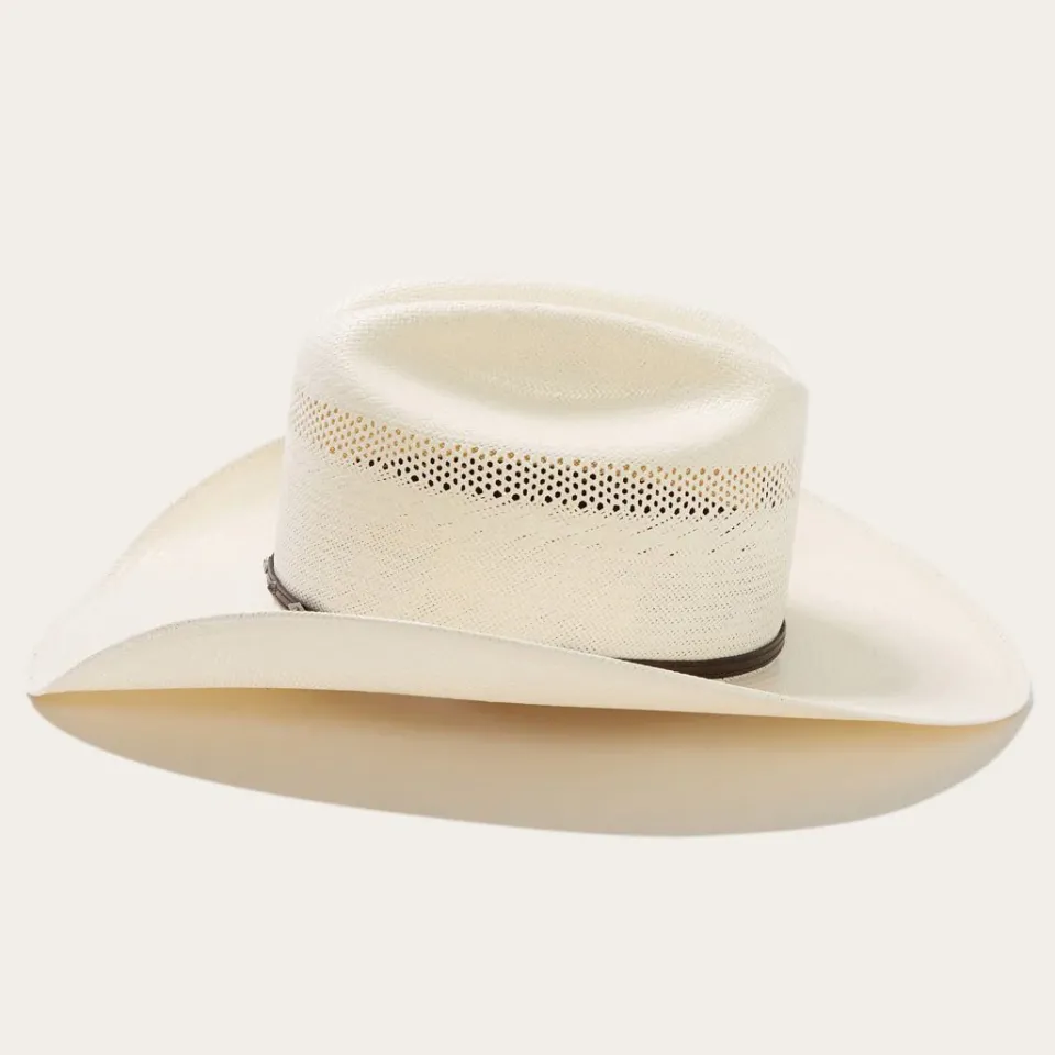 Discount Stetson Lobo 10X Straw Cowboy Hat Natural
