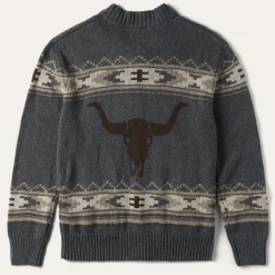Online Stetson Longhorn Cardigan Grey
