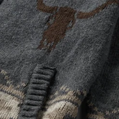 Online Stetson Longhorn Cardigan Grey