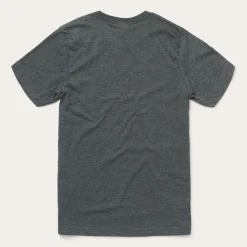 Discount Stetson Longhorn Graphic Tee Grey