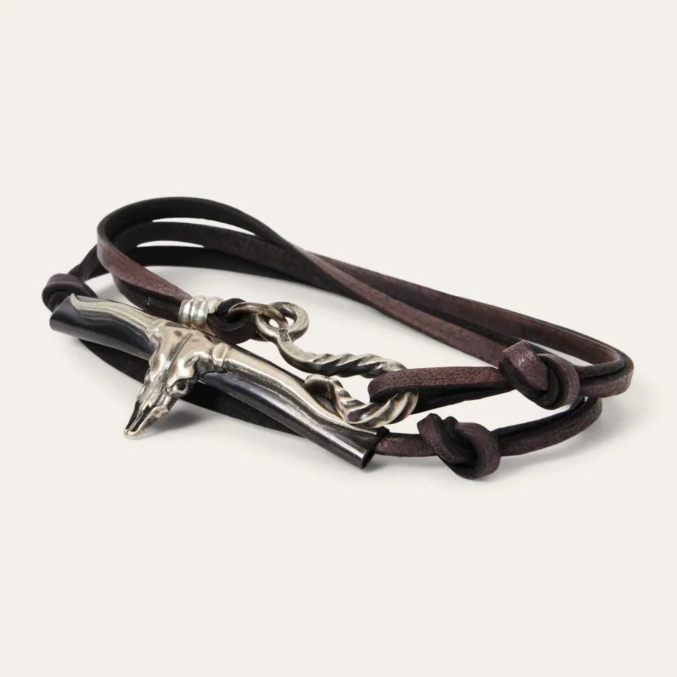 Clearance Stetson Longhorn Wrap Bracelet