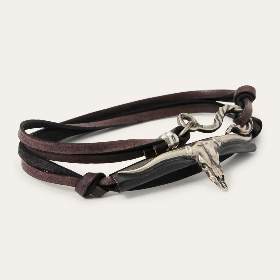 Clearance Stetson Longhorn Wrap Bracelet