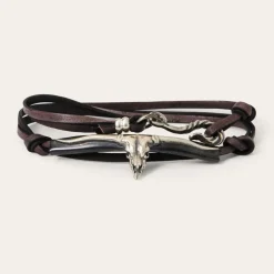 Outlet Stetson Longhorn Wrap Bracelet