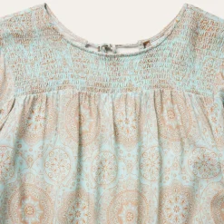 Online Stetson Mandala Print Peasant Blouse Blue