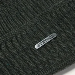 Discount Stetson Merino Wool Beanie Tanne