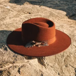 Discount Stetson Midtown Wide Flat Brim Hat Black