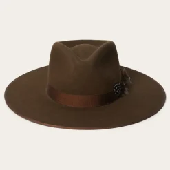 Best Stetson Midtown Wide Flat Brim Hat Oak