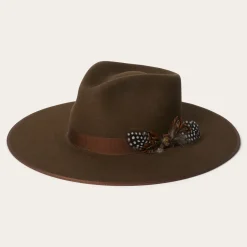 Best Stetson Midtown Wide Flat Brim Hat Oak