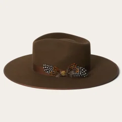 Best Stetson Midtown Wide Flat Brim Hat Oak