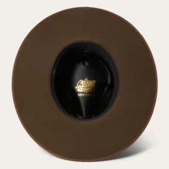 New Stetson Midtown Wide Flat Brim Hat Oak