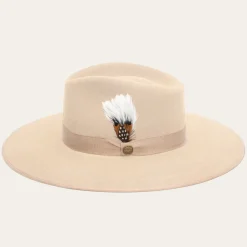Hot Stetson Midtown Wide Flat Brim Hat Black