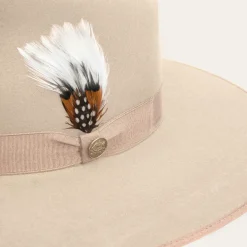 Hot Stetson Midtown Wide Flat Brim Hat Black