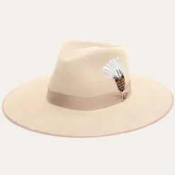 Sale Stetson Midtown Wide Flat Brim Hat Black