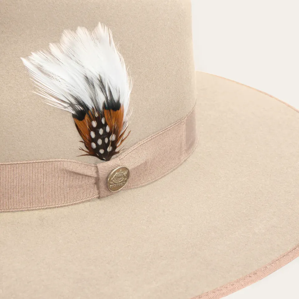 Sale Stetson Midtown Wide Flat Brim Hat Black