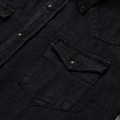 New Stetson Modern Denim Western Shirt Black