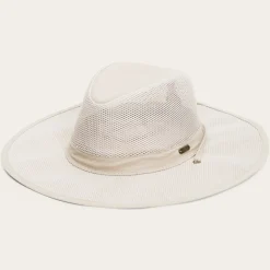 Discount Stetson Montana 'No Fly Zone' Mesh Hat Khaki