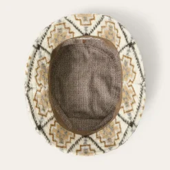 Online Stetson Navajo Jersey Bucket Hat Off White / Beige