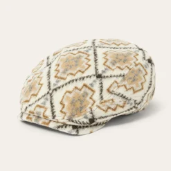Hot Stetson Navajo Jersey Driver Cap Off White / Beige