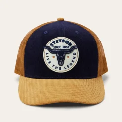 Best Stetson Longhorn Trucker Cap Navy