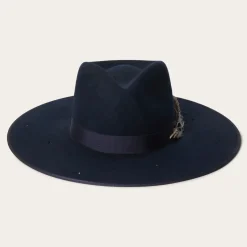 Online Stetson Night Sky Fedora Navy