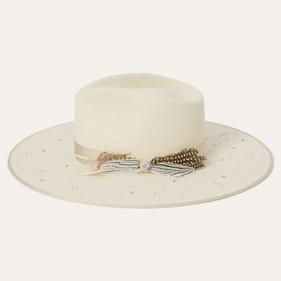 Stetson Night Sky Fedora Navy