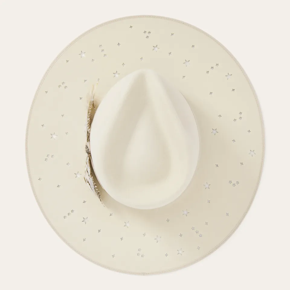 Stetson Night Sky Fedora Navy