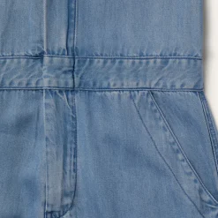 Discount Stetson Notch Collar Jumpsuit Blue