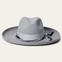 Outlet Stetson Oceanus Fedora Light Grey
