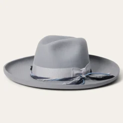 Outlet Stetson Oceanus Fedora Light Grey