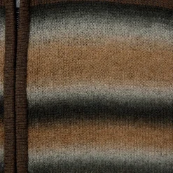 New Stetson Ombre Border Stripe Cardigan Brown