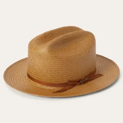 Online Stetson Open Road Straw Hat Cognac
