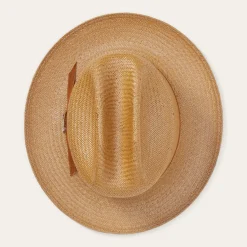 New Stetson Open Road Straw Hat Cognac