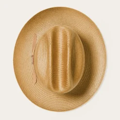 Online Stetson Open Road Vented Straw Cowboy Hat Cognac