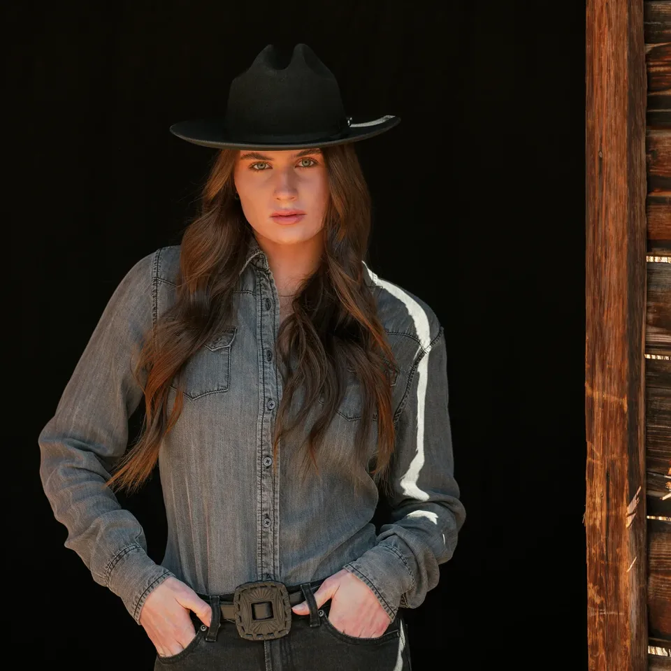 Sale Stetson Open Road 6X Cowboy Hat Black