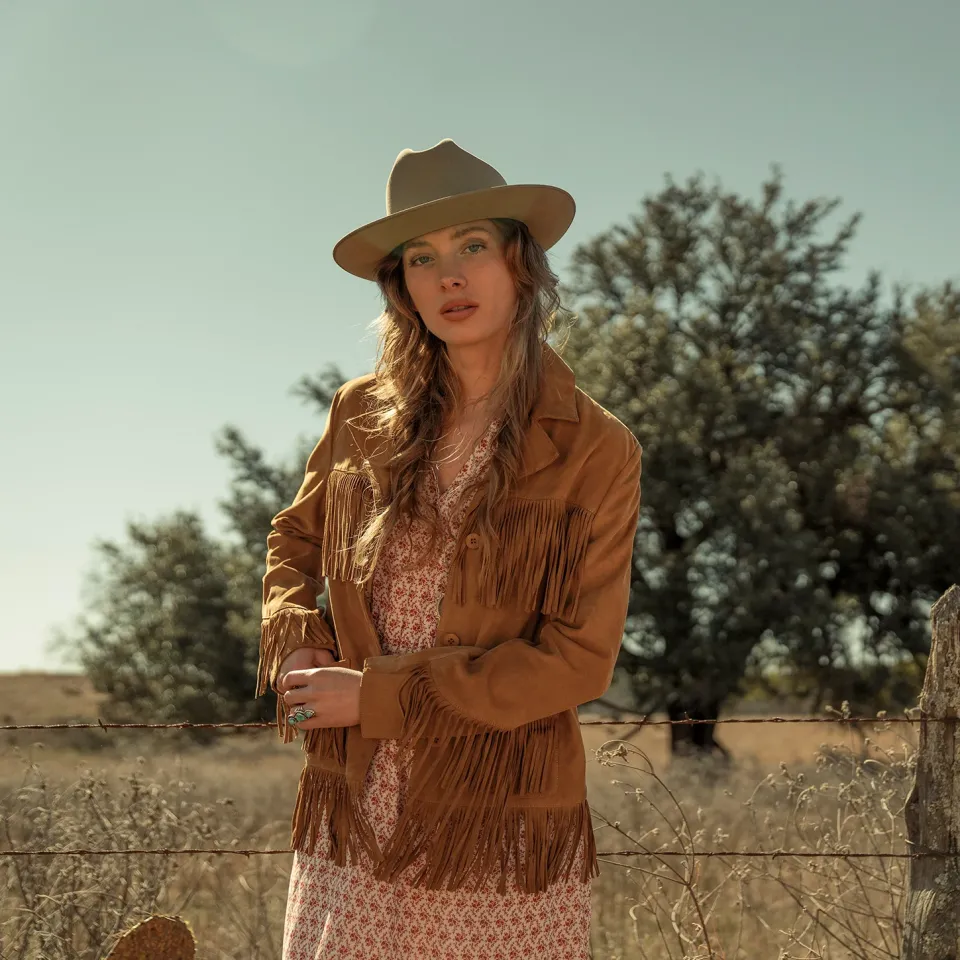 Discount Stetson Open Road 6X Cowboy Hat Fawn