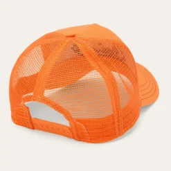 Hot Stetson Embroidered 1865 Trucker Cap Orange