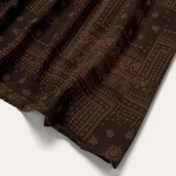 Online Stetson Patchwork Bandana Print Dress Brown