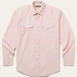 Online Stetson End-On-End Western Shirt Pink